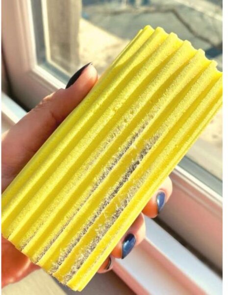 SRUB DADDY Houba na prach, čistící houbička SCRUB DADDY DUSTER, žlutá