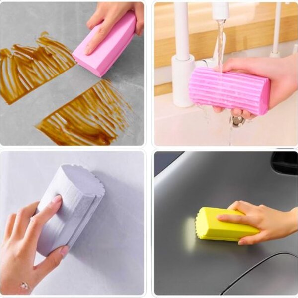 SRUB DADDY Houba na prach, čistící houbička SCRUB DADDY DUSTER, žlutá