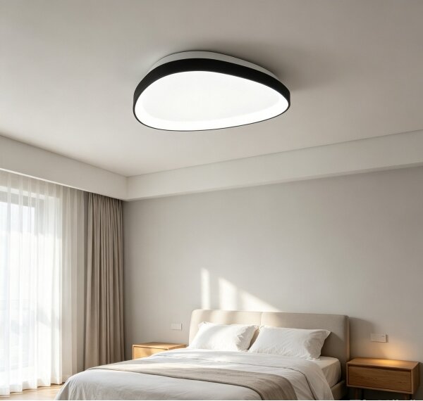 Top Light - LED Stm stropní svítidlo ECLIPSE LED/55W/230V 3000-6500K černá + DO