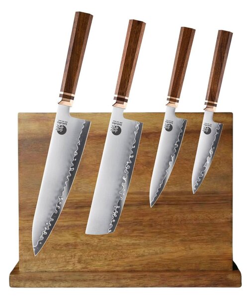 Prémiový kuchyňský set 4 nožů z japonské oceli ZDP189 SaKuRo RYU