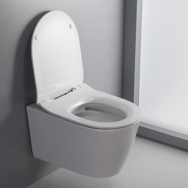 Kronenbach Tube záchodová mísa závěsná bez splachovacího kruhu bílá KB15100TU