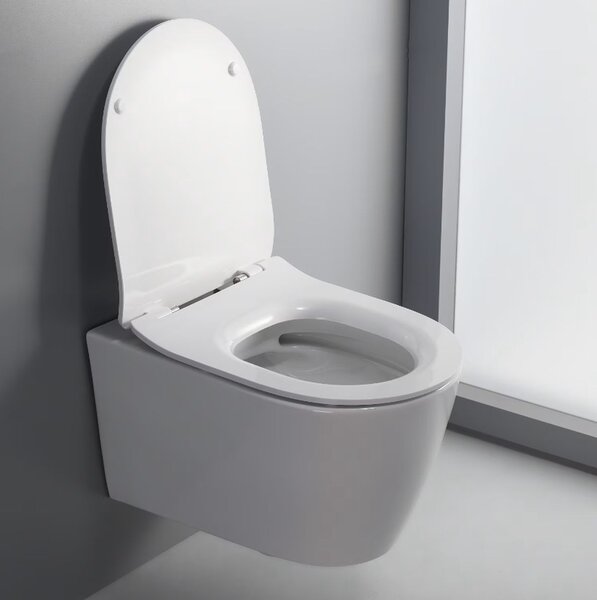 Kronenbach Tube záchodové prkénko s pomalým sklápěním bílá KB94200TU