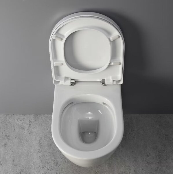 Kronenbach Tube záchodová mísa závěsná bez splachovacího kruhu bílá KB15100TU
