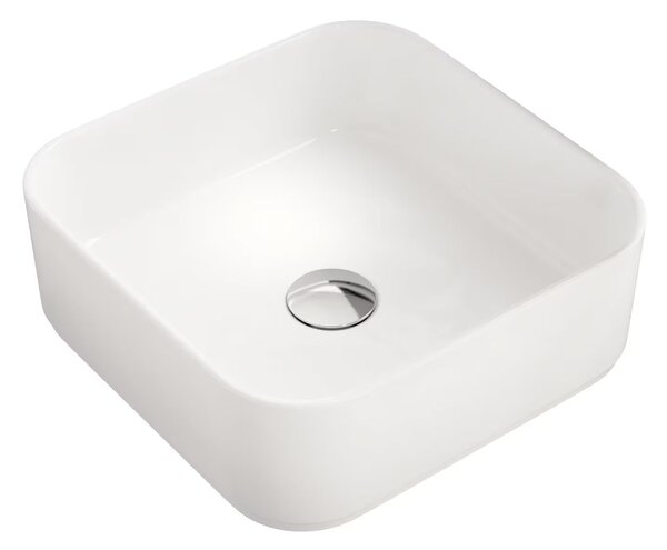 Kronenbach Cube umyvadlo 38.5x38.5 cm čtvercový na pult bílá KB144380CU