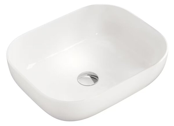 Kronenbach Cube umyvadlo 50x40 cm obdélníkový na pult bílá lesk KB144400CU