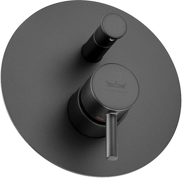 Kronenbach Lima 2.0 Black vanová baterie pod omítku černá 100.2103SMKB