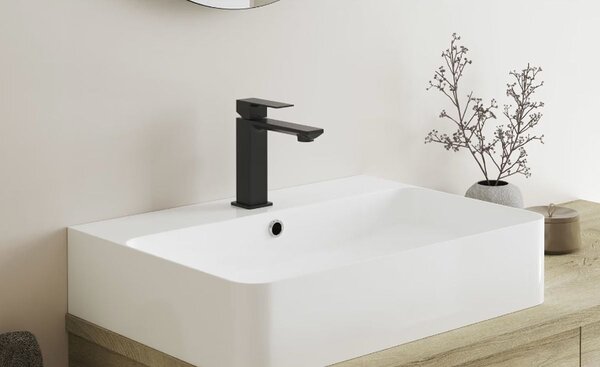 Kronenbach Quara 3.0 umyvadlová baterie stojící černá KB100351C11