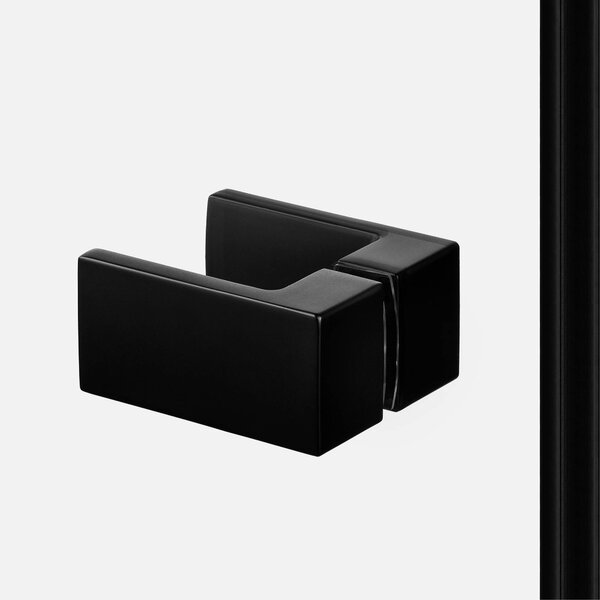 New Trendy Reflexa Black sprchový kout 80x70 cm obdélníkový černá matný/průhledné sklo EXK-4913