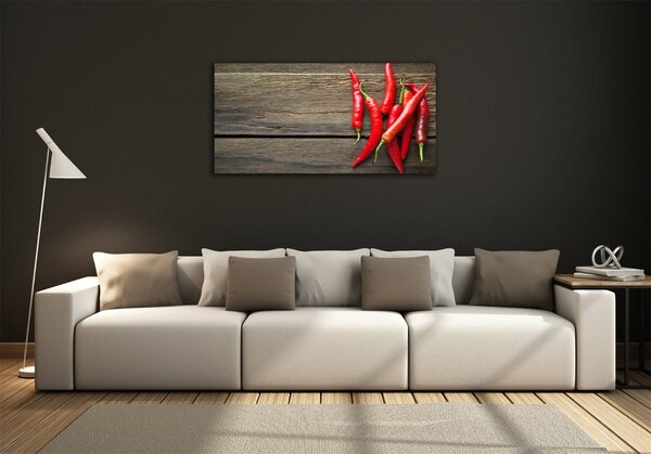 Foto obraz skleněný horizontální Chilli papričky osh-119501609