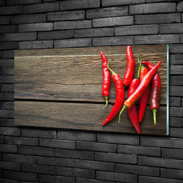 Foto obraz skleněný horizontální Chilli papričky osh-119501609
