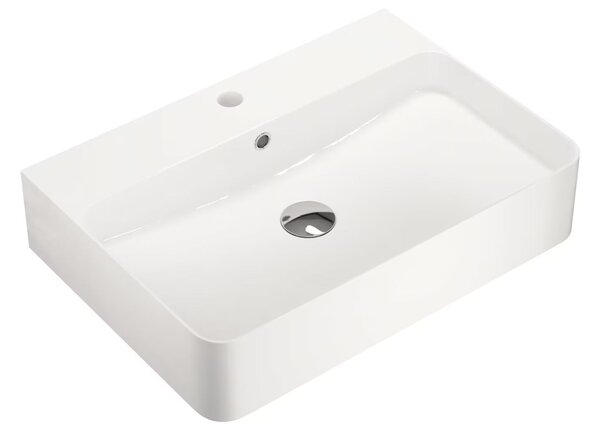 Kronenbach Cube umyvadlo 60x42 cm obdélníkový na pult bílá lesk KB733400CU