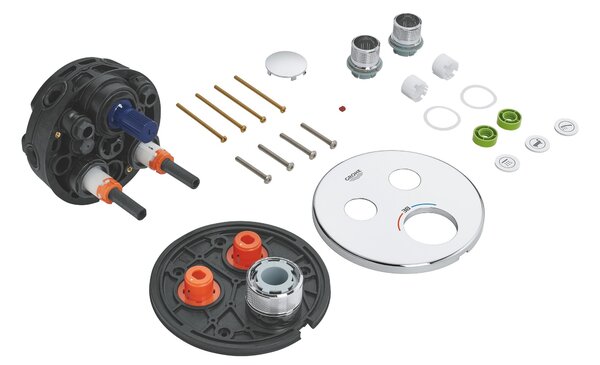 Grohe Grohtherm SmartControl vanová baterie pod omítku s termostatem chrom 29119000