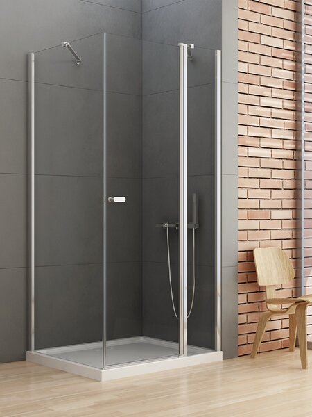 New Trendy New Soleo sprchový kout 100x90 cm obdélníkový chrom lesk/průhledné sklo K-0396