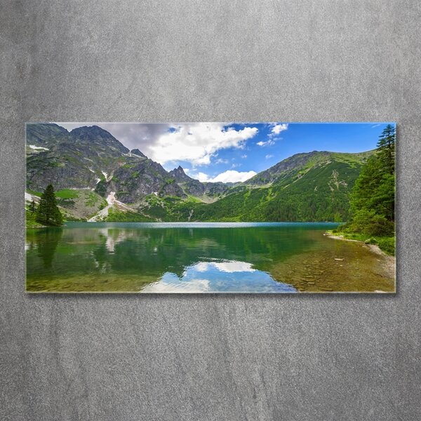 Foto obraz fotografie na skle Mořské oko Tatry osh-119811349
