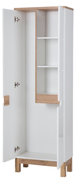 Comad Doplňková koupelnová skříňka vysoká Bali White 60 bílá