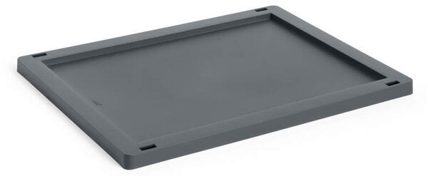 HAY Plastové víko Colour Crate Medium, charcoal
