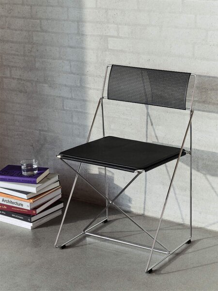 HAY Židle X-Line Chrome, black