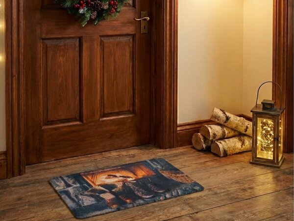 Vánoční rohožka RUSTIC WELCOME 38x58 cm - více variant Varianta: Brusle