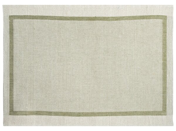 Lněné prostírání Laina 46x32, len-olivové