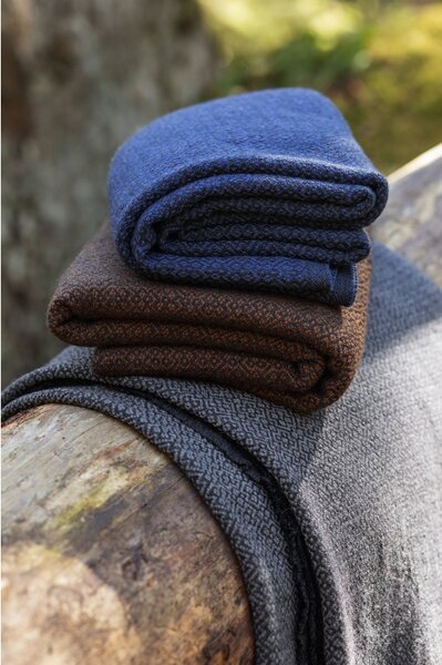 Lapuan Kankurit Merino deka Koli 135x170, černo-modrá