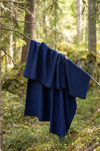 Lapuan Kankurit Merino deka Koli 135x170, černo-modrá