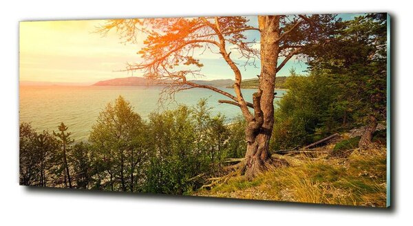 Foto obraz skleněný horizontální Jezero Skandinávie osh-121778519