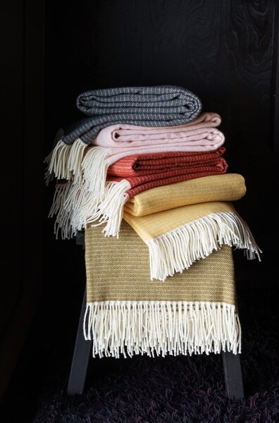 Lapuan Kankurit Merino deka Lepo 135x170, bílo-skořicová