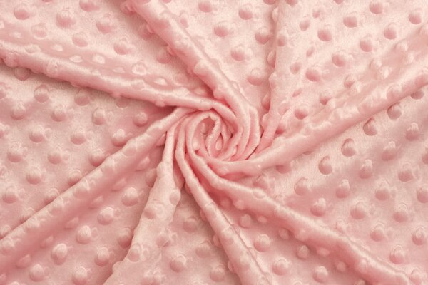 Minky fleece - Růžová