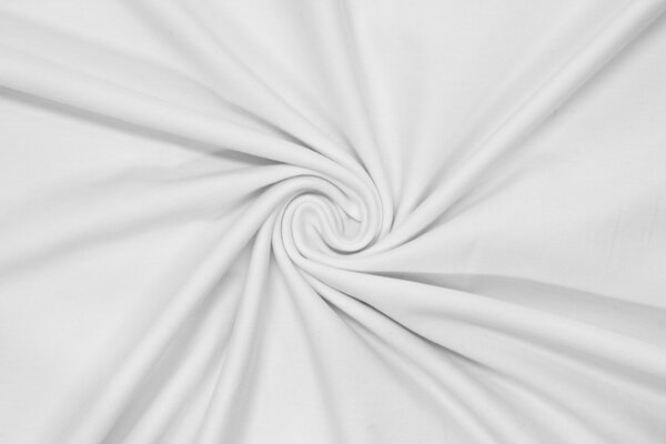 Bavlněný úplet - Bílý 180 cm šíře