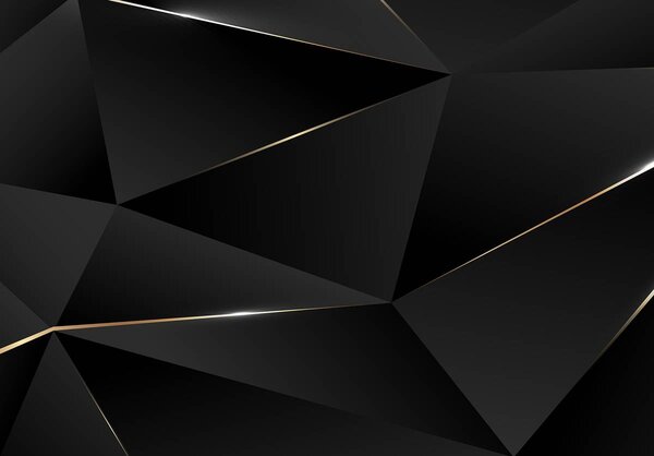 Fototapeta - Černé geometrické dělení (152,5x104 cm)