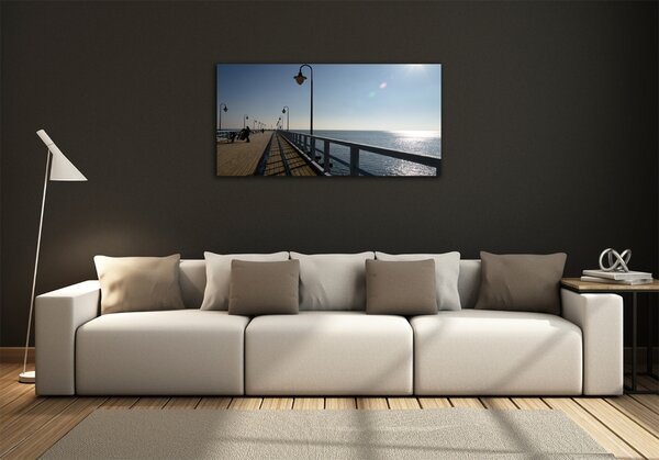 Foto obraz skleněný horizontální Molo Gdyně osh-122983405