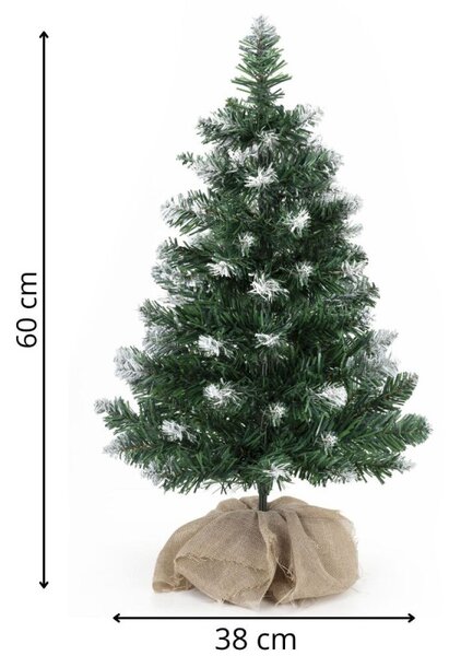 Vánoční stromek Borovice zasněžená 60 cm