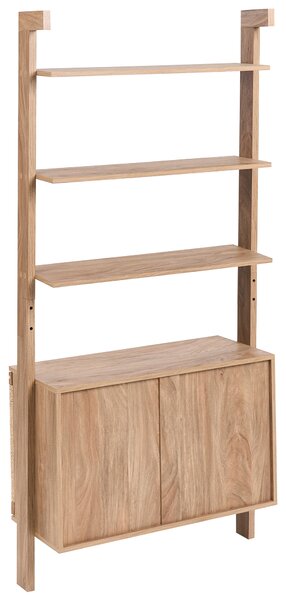 Knihovna BONDI 181 cm Světle hnědá