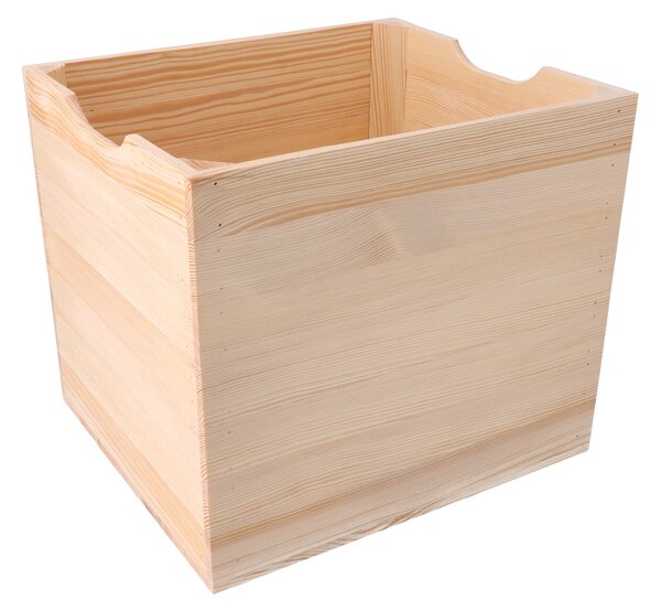 ČistéDřevo Dřevěný box 33 x 38 x 33 cm