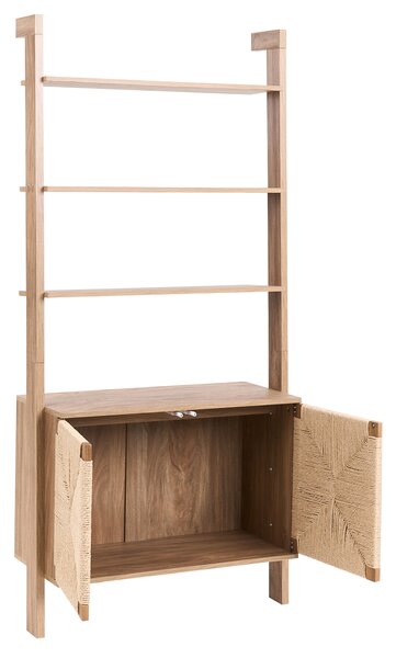 Knihovna BONDI 181 cm Světle hnědá