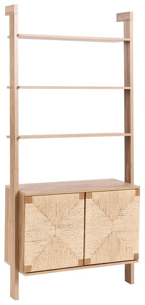 Knihovna BONDI 181 cm Světle hnědá