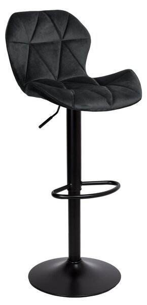 ViaDomo Via Domo - Barová židle Tiglio - černá - 106x46x35 cm