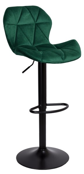 ViaDomo Via Domo - Barová židle Tiglio - zelená - 46x106x35 cm