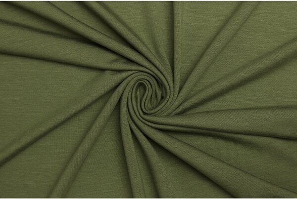 Bambusový úplet - Khaki zelená