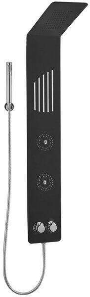 Mexen Navas, sprchový panel, černá, 7627-02-70