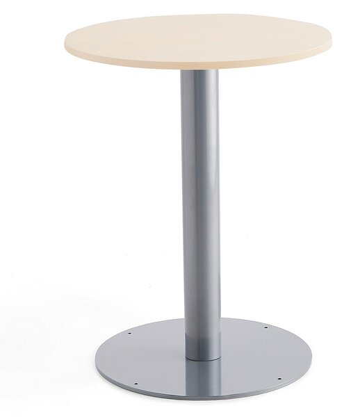 AJ Produkty Kulatý stůl ALVA, Ø700x900 mm, bříza