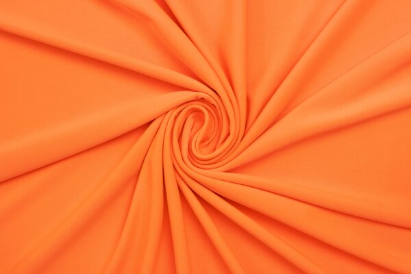 Úplet polyester elastický - Zářivě oranžový