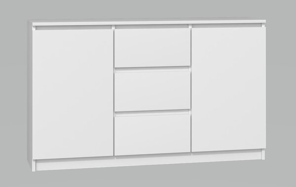 Moderní komoda 2D3S, bílá