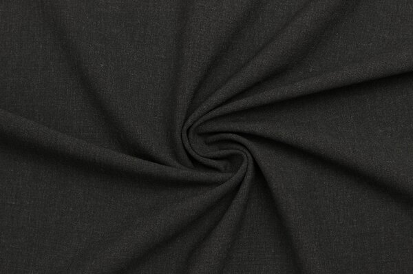 Kostýmová vlna směsová elastická - Černý melír