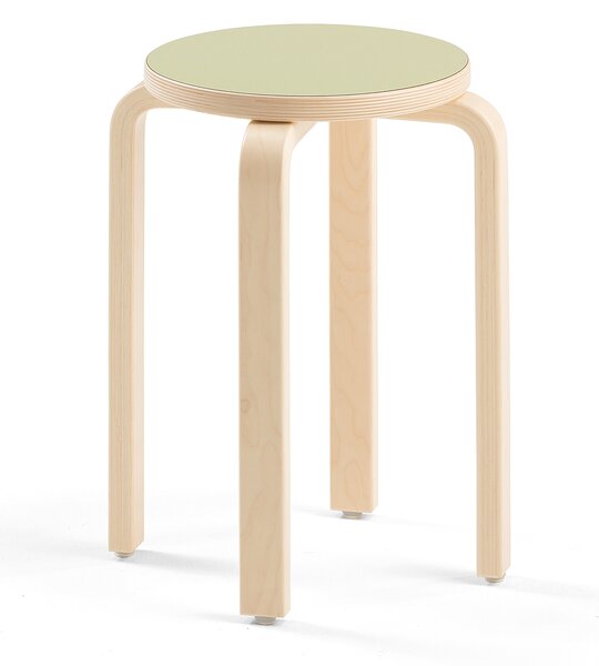 AJ Produkty Dětská stolička DANTE, výška 460 mm, bříza/zelená
