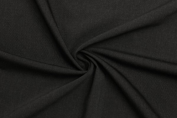 Vlna kostýmová elastická - Černý melír