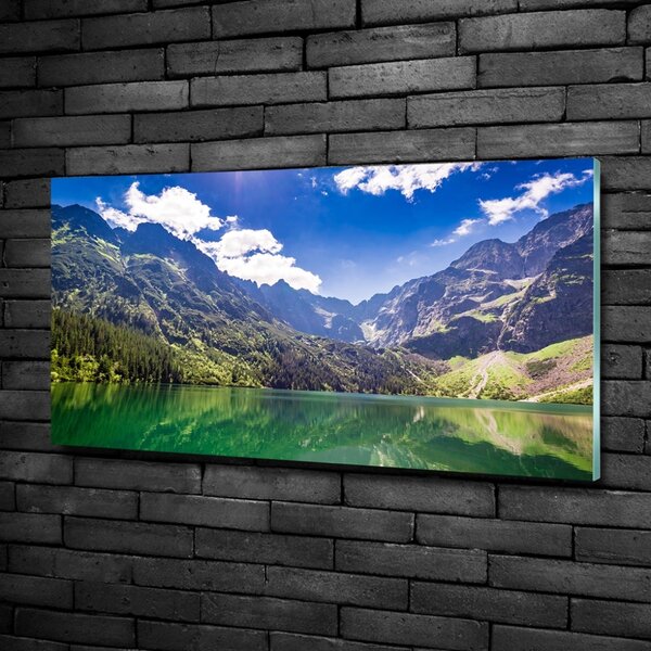 Foto obraz skleněný horizontální Mořské oko Tatry osh-127508078