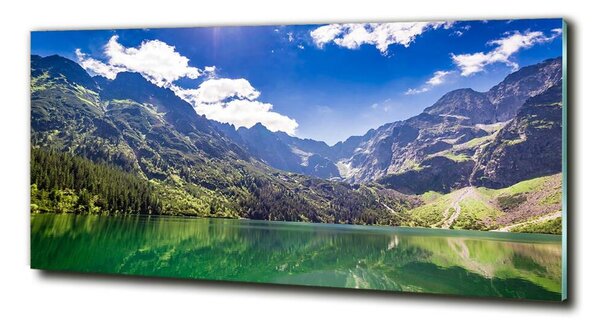 Foto obraz skleněný horizontální Mořské oko Tatry osh-127508078