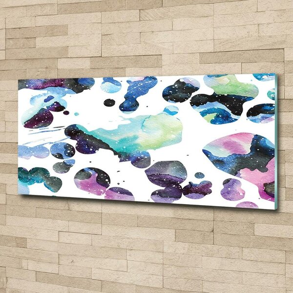 Foto obraz sklo tvrzené Barevná galaktika osh-127279823