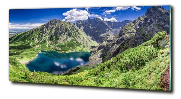 Foto obraz sklo tvrzené Černé jezero Tatry osh-127510314